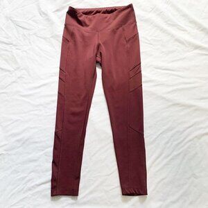 5/$25 New Balance maroon full length 7/8 running workout yoga leggings